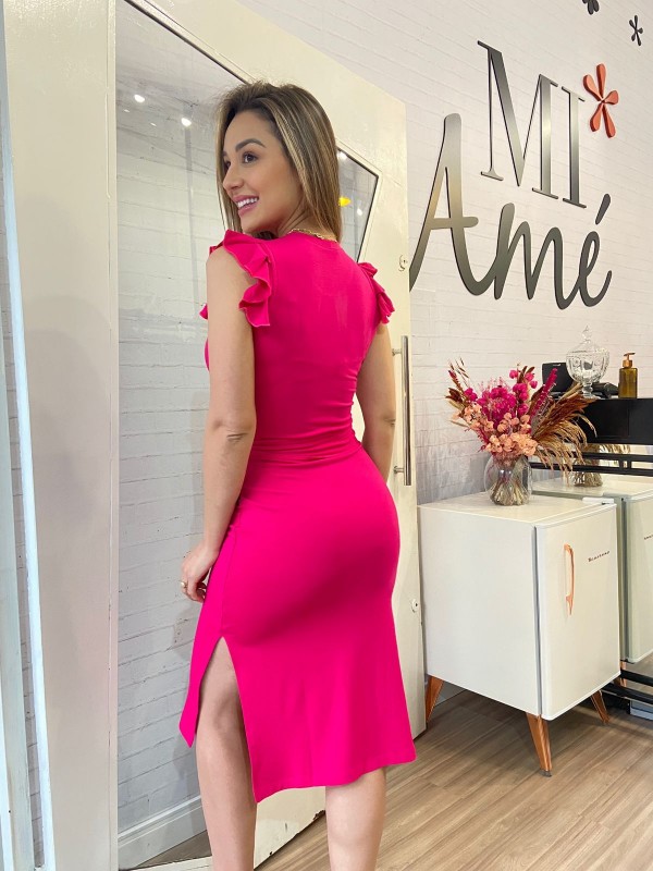 Vestido Midi Moletinho.