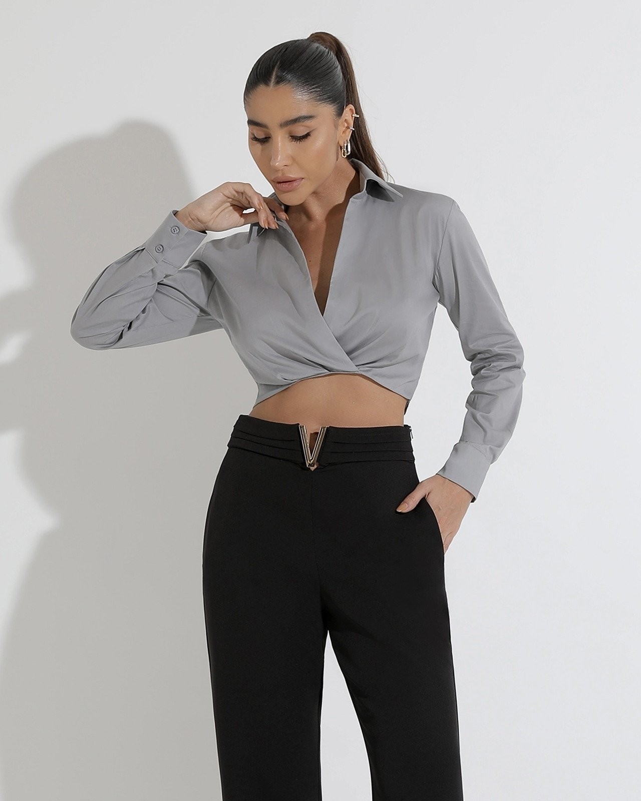 Cropped Camisa Larissa 